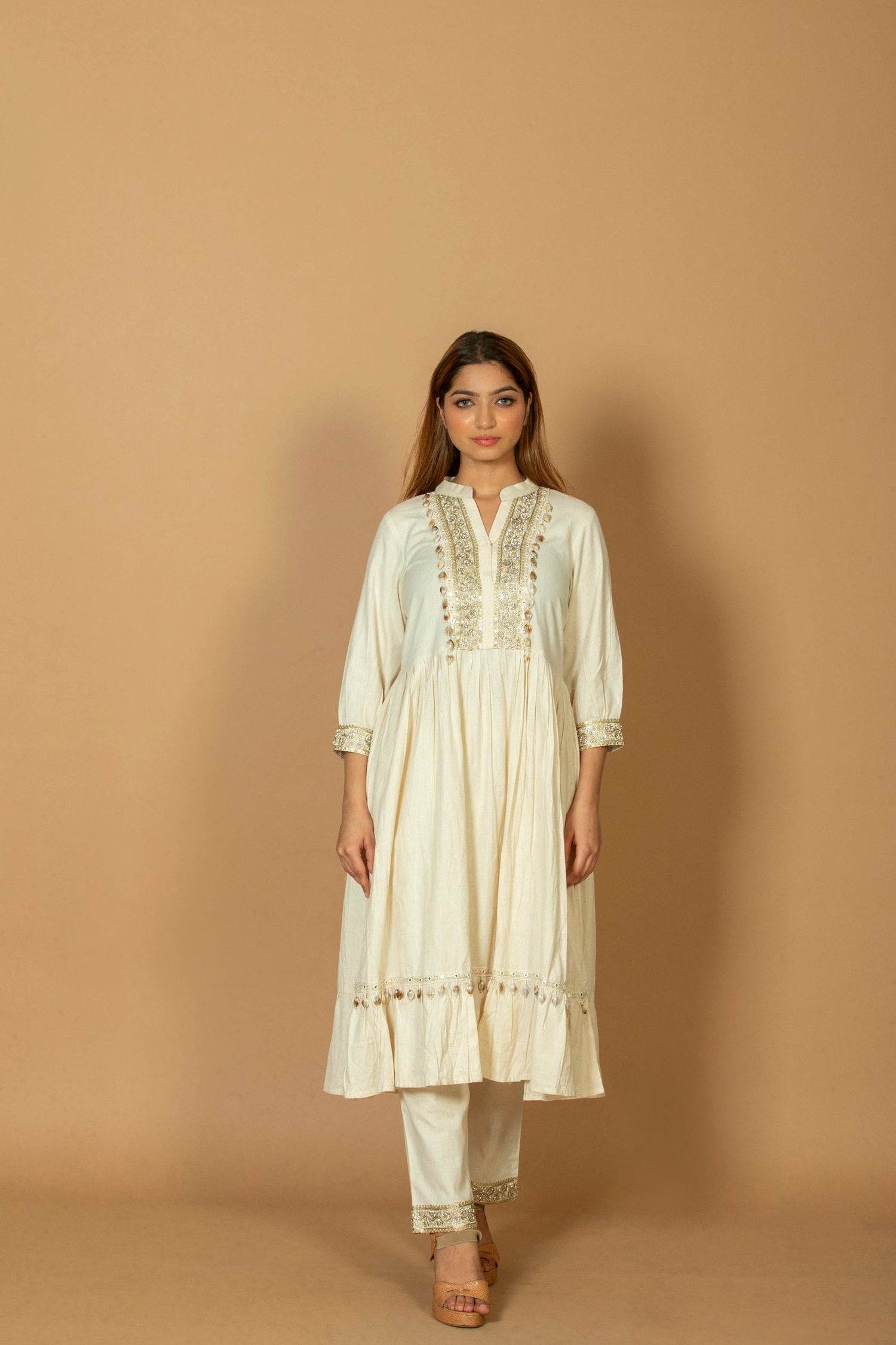 Ruffle Kurti With Pant